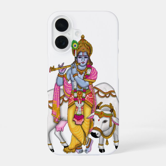 Lord Krishna Phone Case (Back)