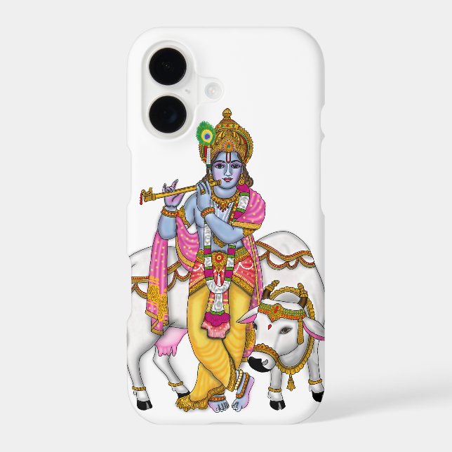 Lord Krishna Phone Case (Back)