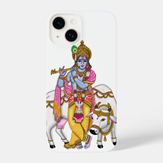Lord Krishna Phone Case (Back)