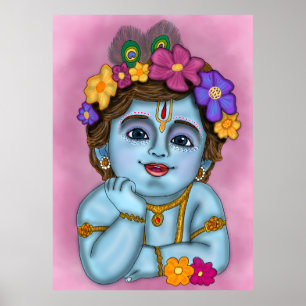 Lord Krishna Poster