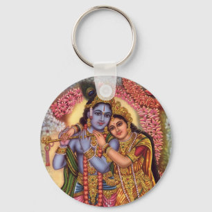 Lord Krishna & Radha Key Ring