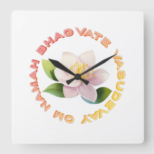 Lord Krishna  Square Wall Clock