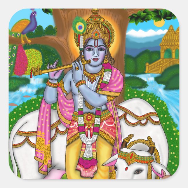 Lord Krishna Sticker (Front)