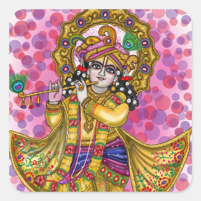 Lord Krishna Stickers (Front)