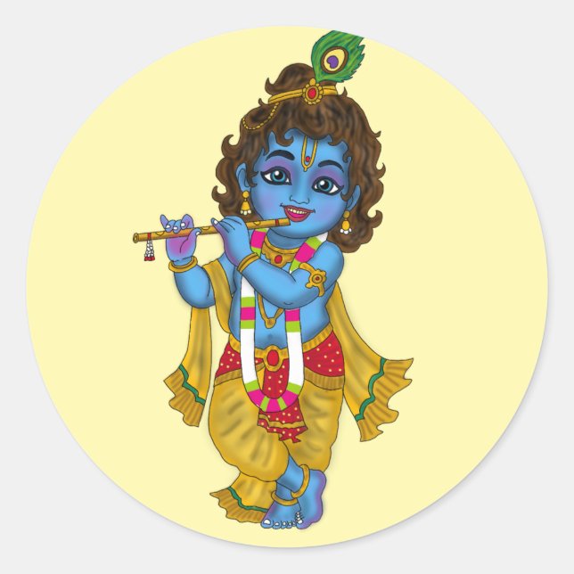 Lord Krishna Stickers (Front)