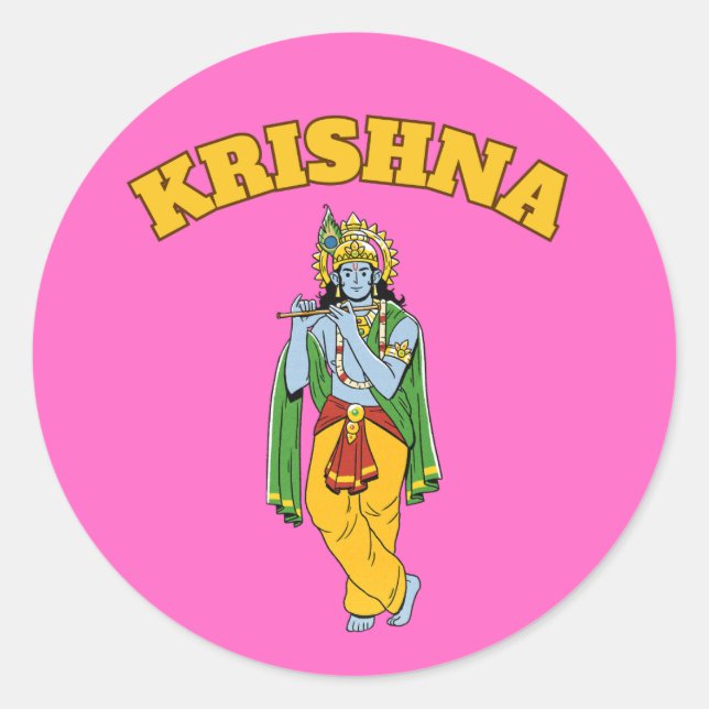 Lord Krishna Stickers  (Front)