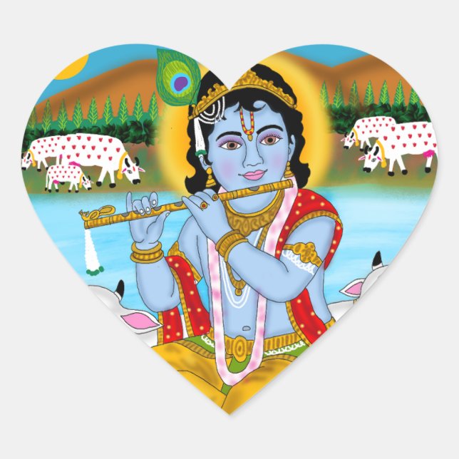 Lord Krishna Stickers (Front)