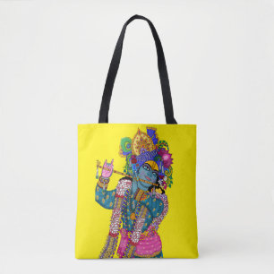 Lord Krishna Tote Bag