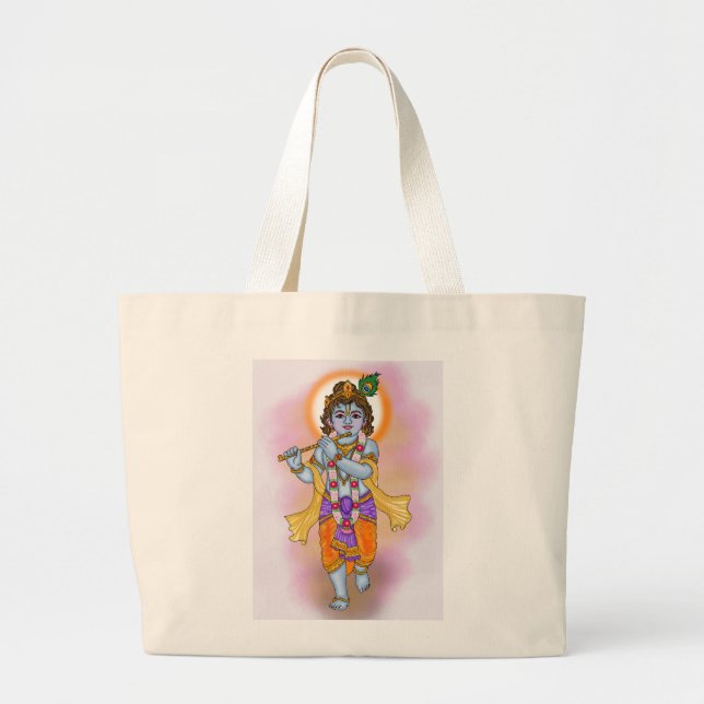 Lord Krishna Tote Bag (Front)