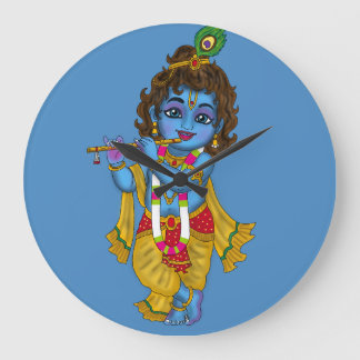 Lord Krishna Wall Clock 
