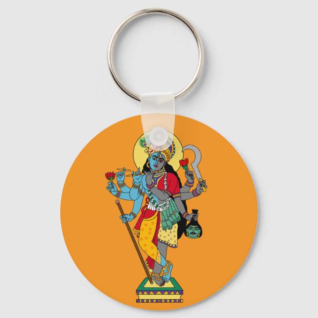 Lord Krishnakali Keychain (Front)