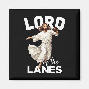 Lord Lanes Funny Christian Christ Gutter Bowling L Magnet