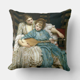 Lord Leighton’s Music Lesson Cushion