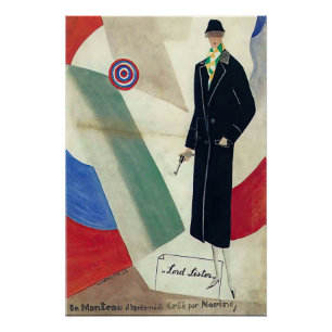 Lord Lister the gentleman thief by Rene Magaritte Poster