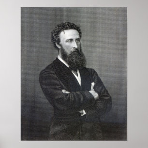 Lord Lytton, engraved by Edward Stodart Poster