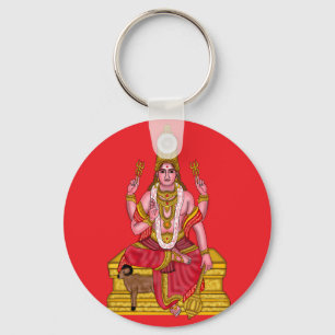 Lord Mangal Divine Hindu Astrology Keychain