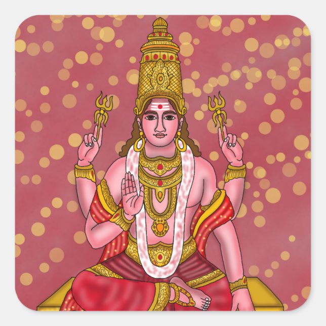 Lord Mangal Divine Stickers (Front)