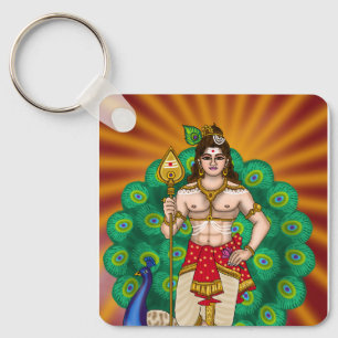 Lord Murugan Keychain