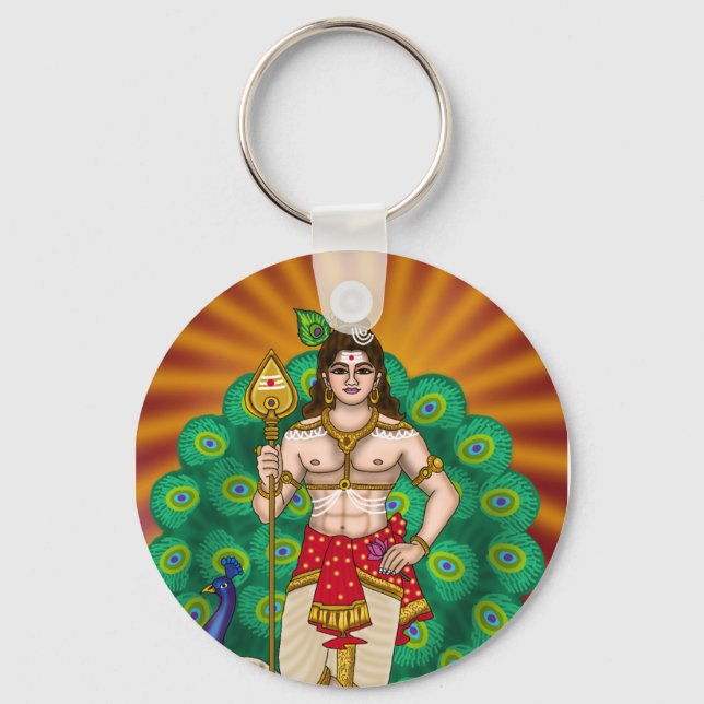 Lord Murugan Keychain (Front)
