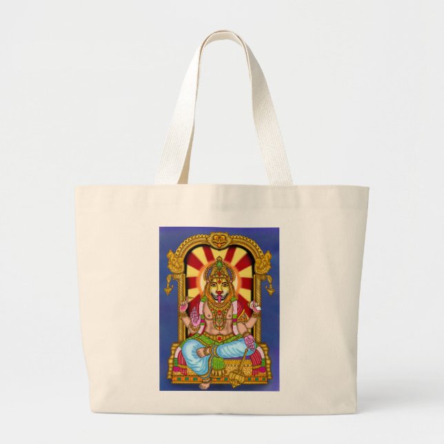 Lord Narasimha Tote Bag (Front)