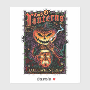 Lord O’ Lanterns Die-Cut Sticker – Halloween Brew
