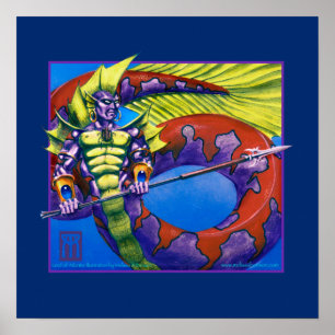 Lord of Atlantis on blue print