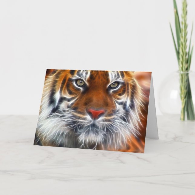 Lord of the Indian Jungles, The Royal Bengal Tiger Card (Front)