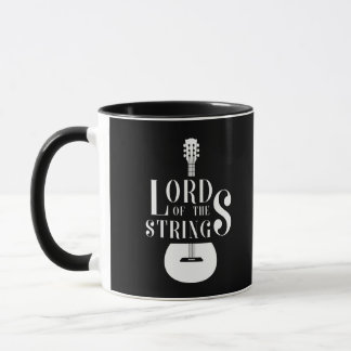 Lord Of The String Guitar TShirt Mug
