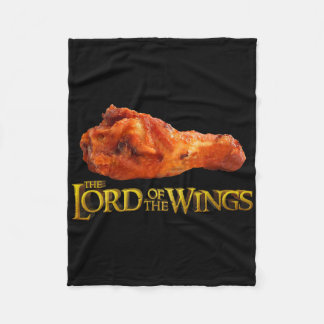 Lord Of The Wings - Funny Bbq And Chef Gift  Fleece Blanket
