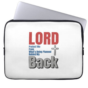 Lord Protect Me Christian Faith Shirt Design_1 Laptop Sleeve
