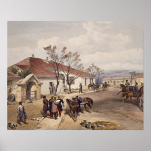 Lord Raglan's Head Quarters at Khutur Karagatch, p Poster