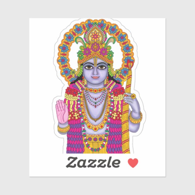 Lord Ram Sticker (Sheet)