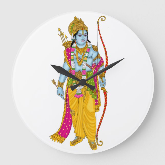 Lord Ram Wall Clock (Front)