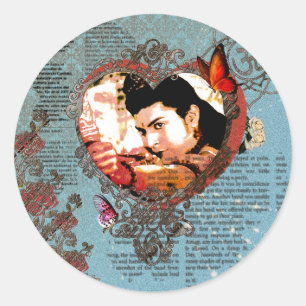 Lord Rama Bollywood God Aum Ornament floral Classic Round Sticker