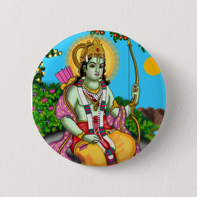 Lord Rama Button (Front)