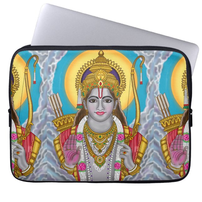 Lord Rama Laptop Cover (Front)