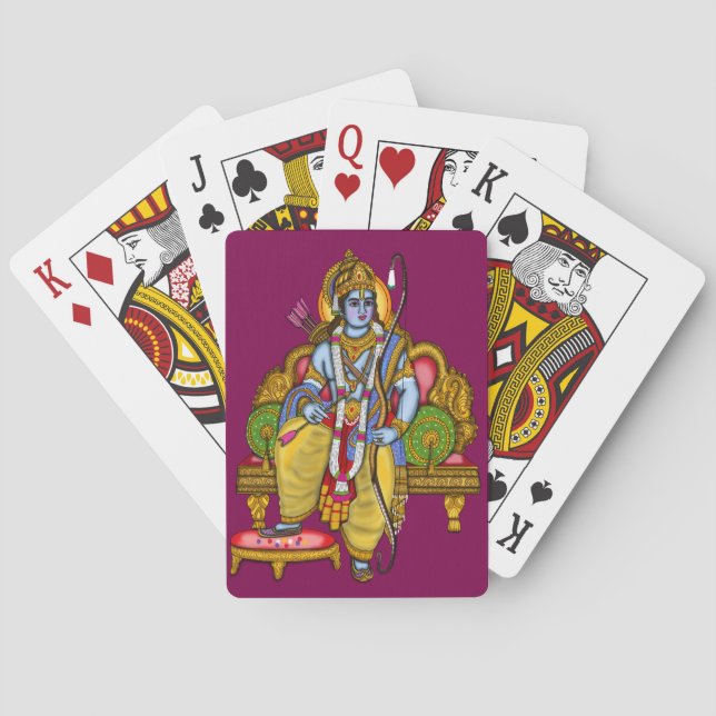 Lord Rama Playing Cards (Back)