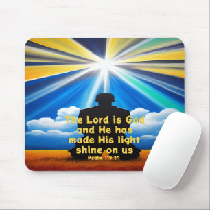 Lord Shine Your Light Mouse Pad