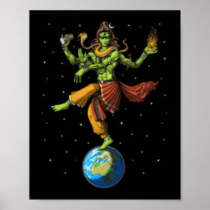 Lord Shiva Alien Poster