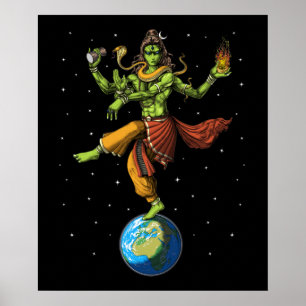 Lord Shiva Alien Poster