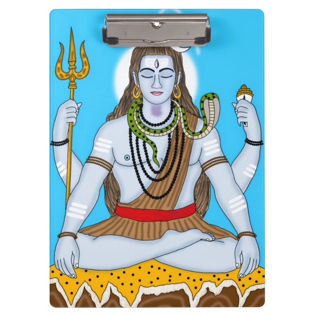 Lord Shiva Clipboard (Front)