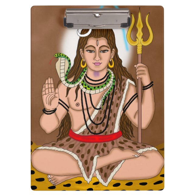 Lord Shiva Clipboard (Front)