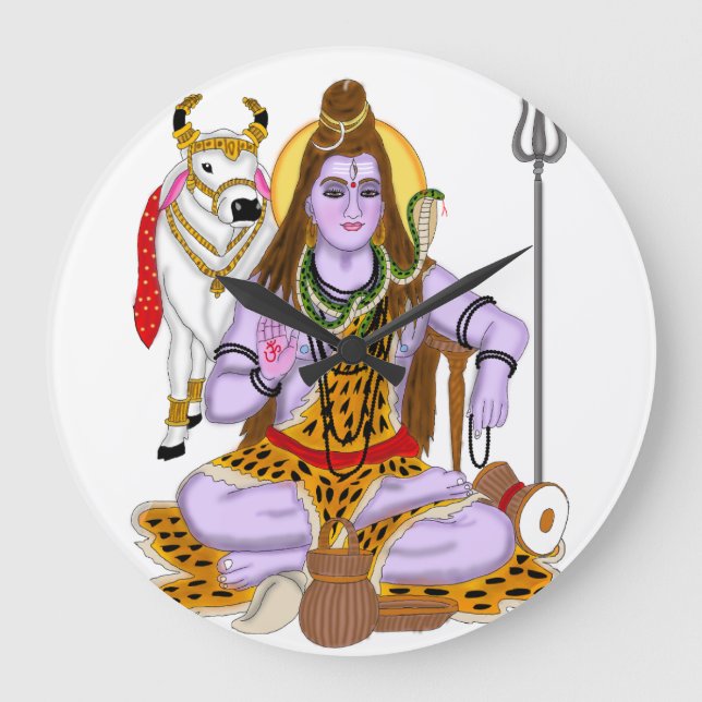 Lord Shiva Clock (Front)