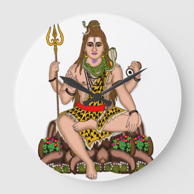 Lord Shiva Clock (Front)