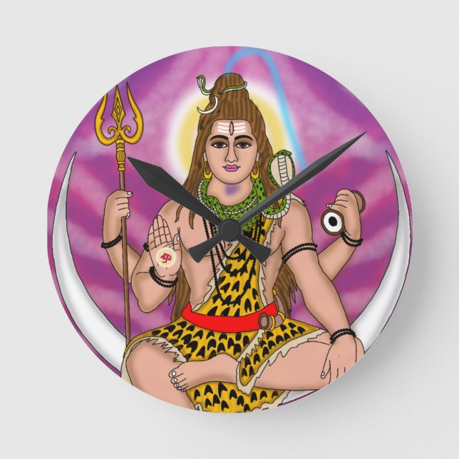 Lord Shiva Clock (Front)