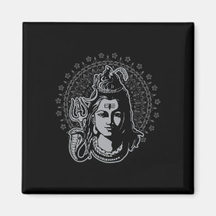 Lord Shiva Hindu God Mahadeva Trident Hinduism Dev Magnet