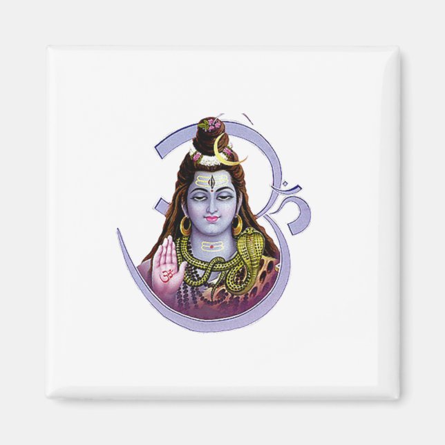 Lord Shiva Image Magnet (Front)