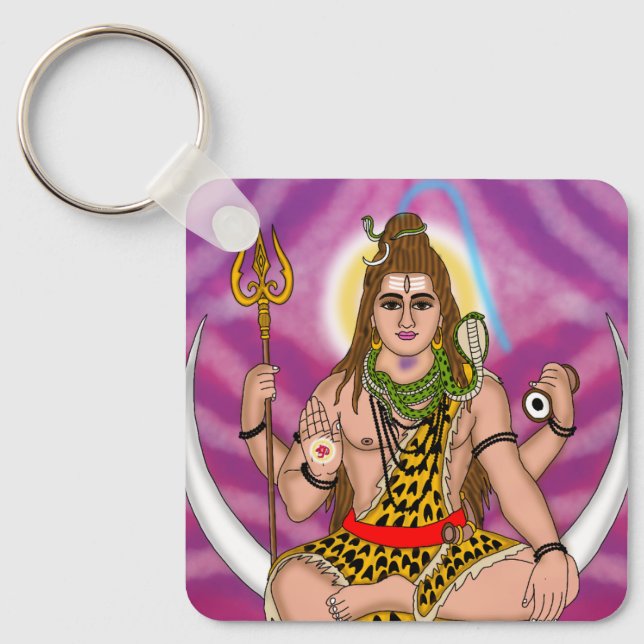 Lord Shiva Keychain (Front)