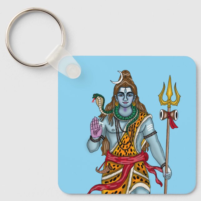 Lord Shiva Keychain (Front)