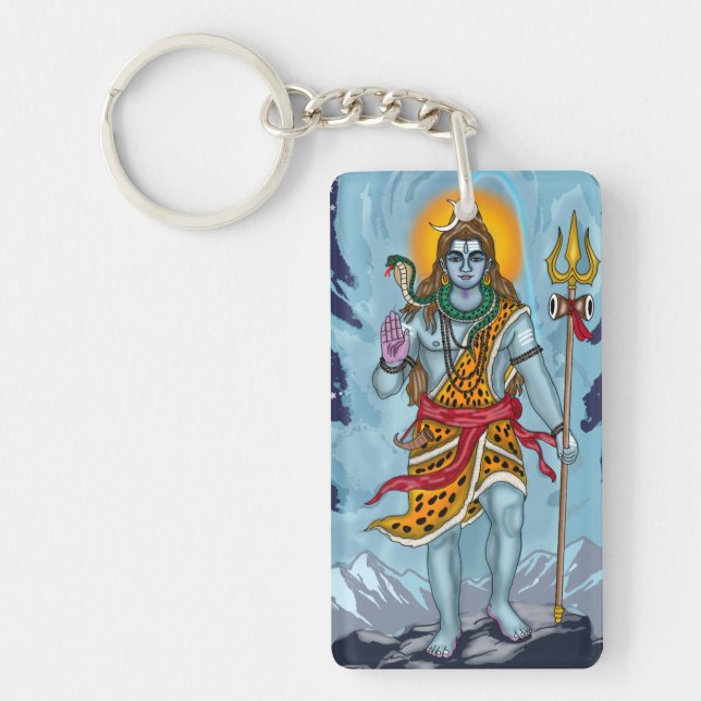 Lord Shiva Keychain (Front)